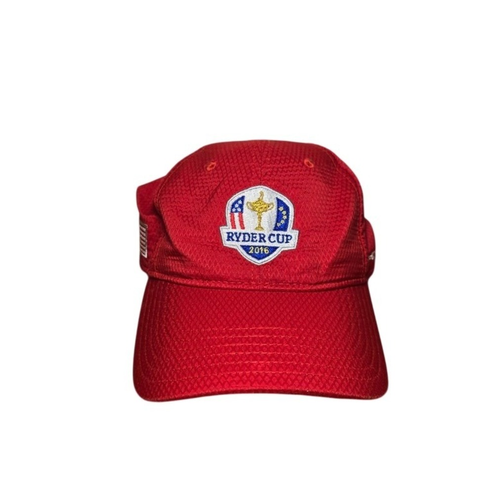 Under Armour Golf Ryder Cup 2016 Hat Red Adjustable Mens USA Flag Baseball Cap‎